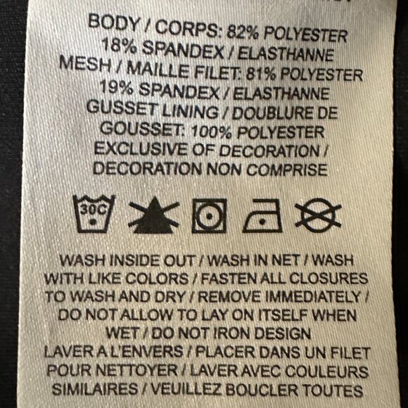 Like New Jordan Bold Black Tight Fit Leggings with Zip Back Pocket - Women's XXL - Picture 10 of 10